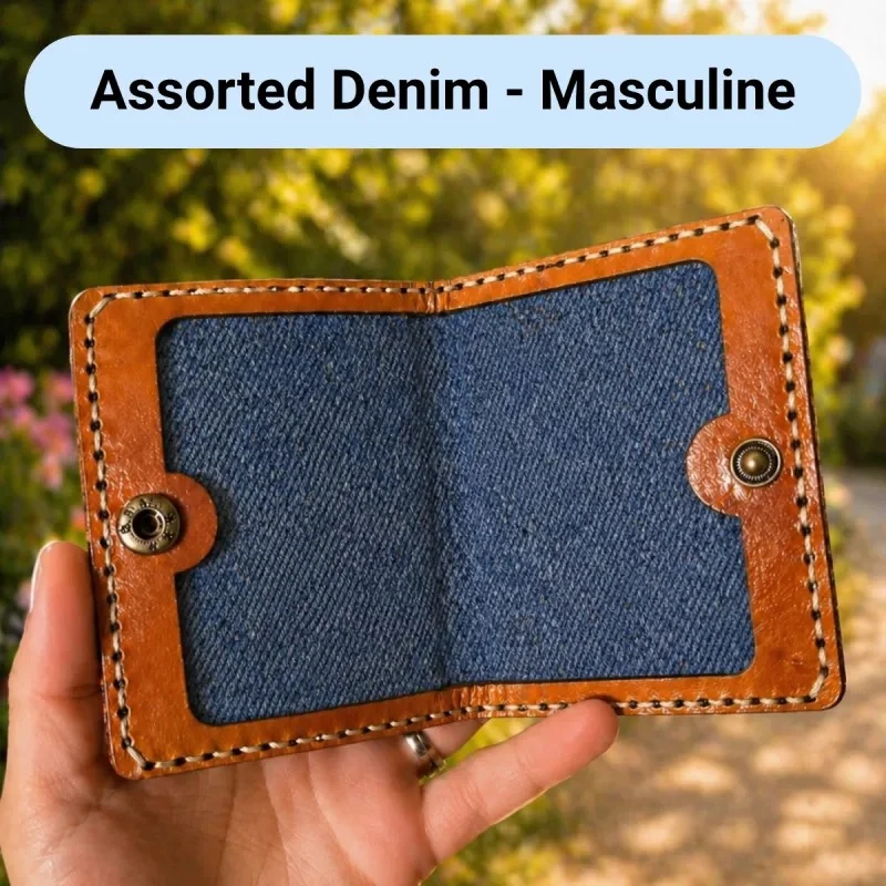 Open Pocket Verse with a dark blue denim interior